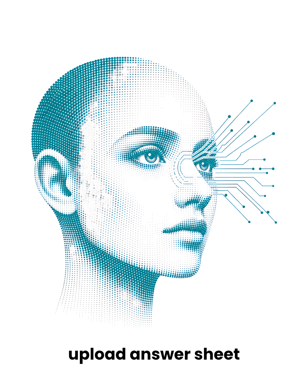 AI reading an uploaded answer sheet